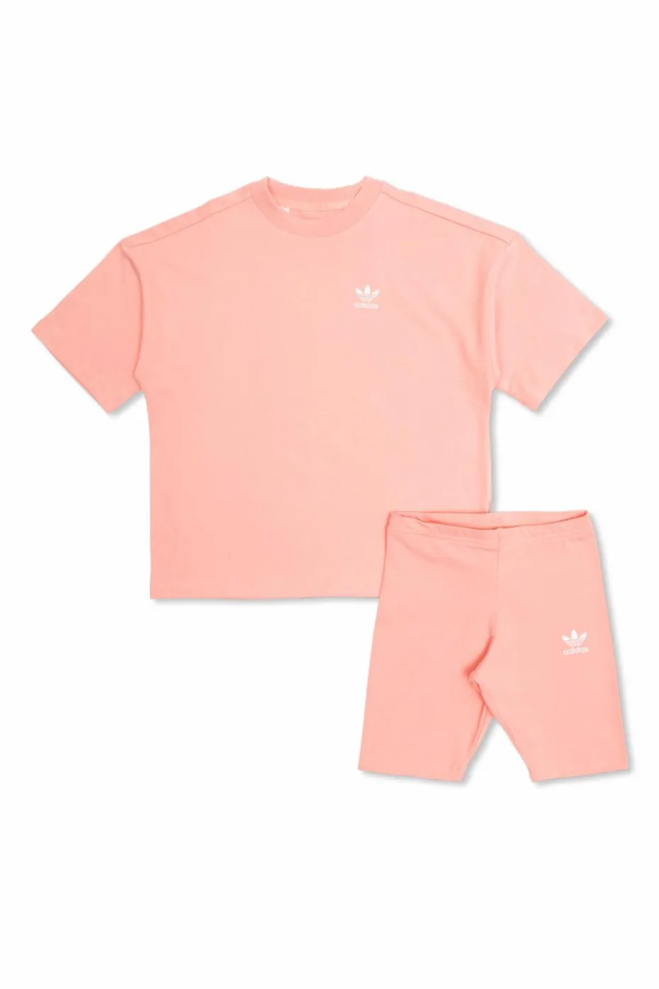 ADIDAS Kids PINK Set: T-shirt and shorts