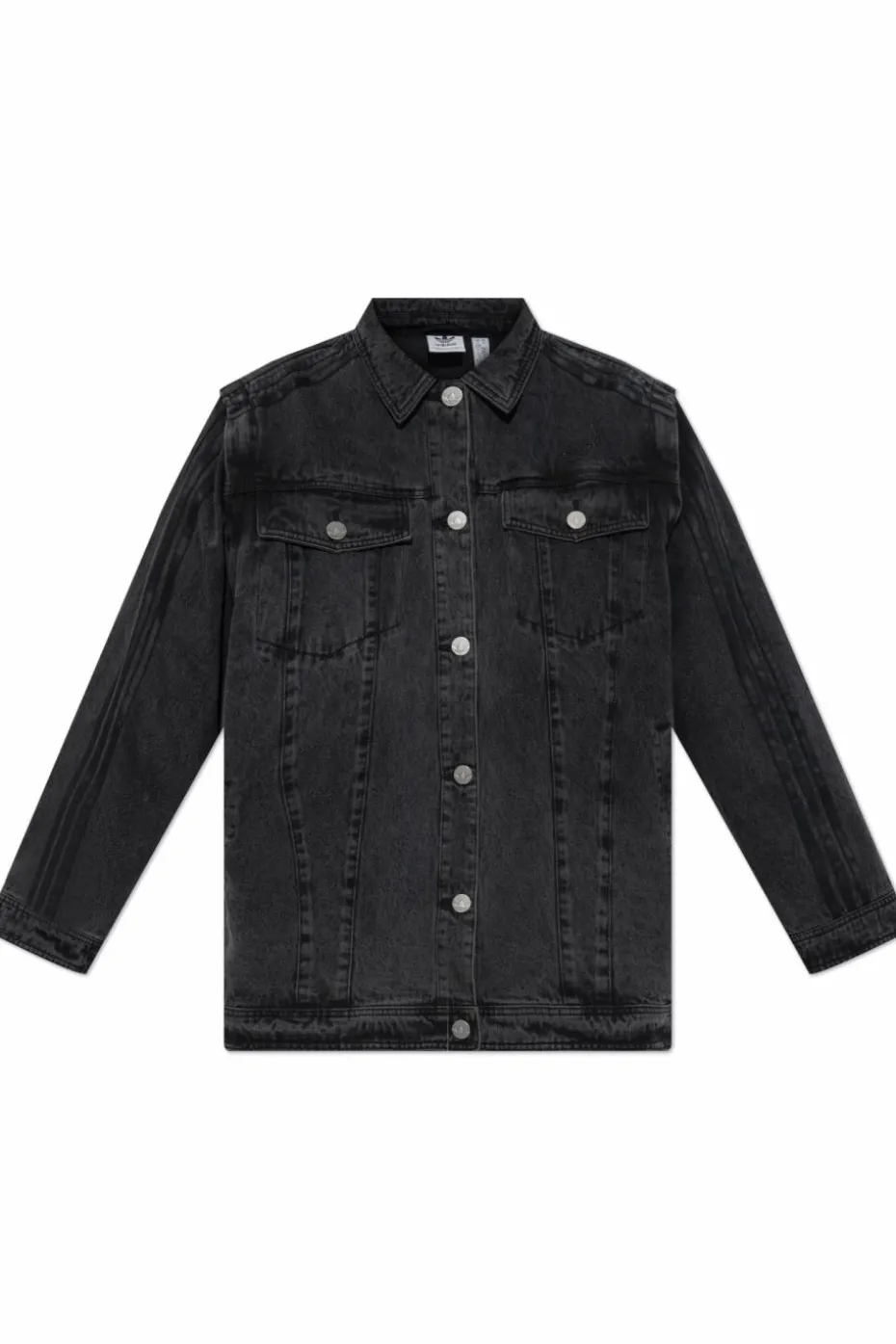 ADIDAS Originals BLACK Denim jacket in oversize style