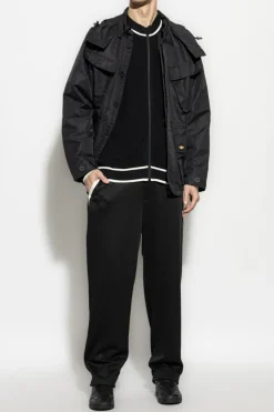 ADIDAS Originals BLACK Jacket with removable hood