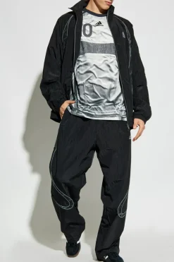 ADIDAS Originals BLACK Nylon jacket with logo