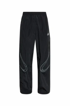 ADIDAS Originals BLACK Nylon pants with logo