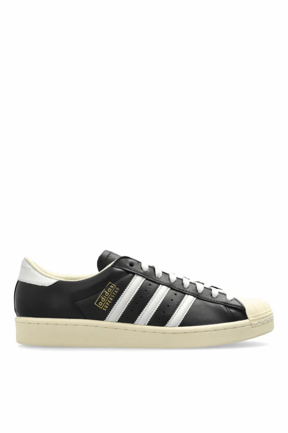 ADIDAS Originals BLACK `SUPERSTAR VINTAGE` sports shoes