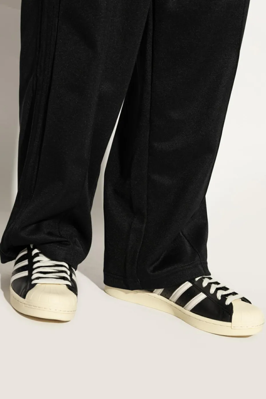 ADIDAS Originals BLACK `SUPERSTAR VINTAGE` sports shoes