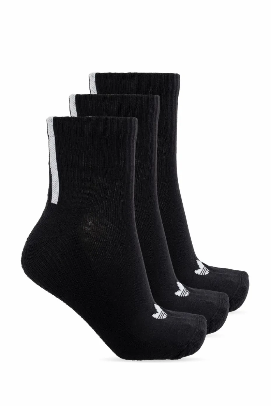 ADIDAS Originals BLACK Triple pack of socks with logo