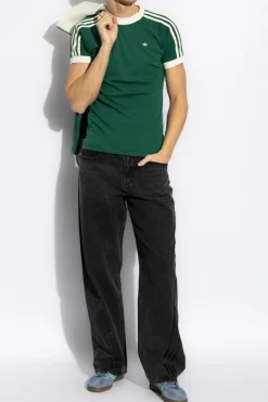 ADIDAS Originals BLACK Wide leg jeans