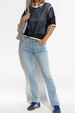 ADIDAS Originals BLUE Flared-leg jeans