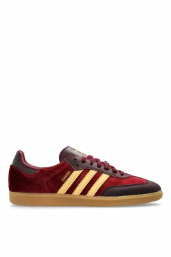 ADIDAS Originals BURGUNDY "SAMBA OG W" sports shoes