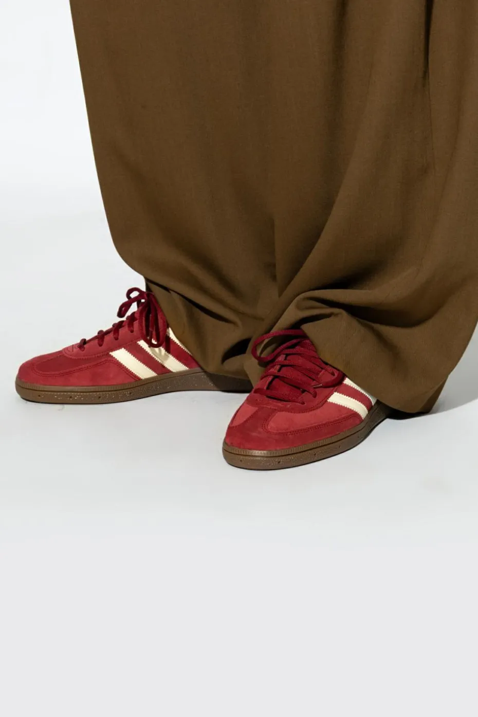ADIDAS Originals BURGUNDY "Handball Spezial" sports shoes