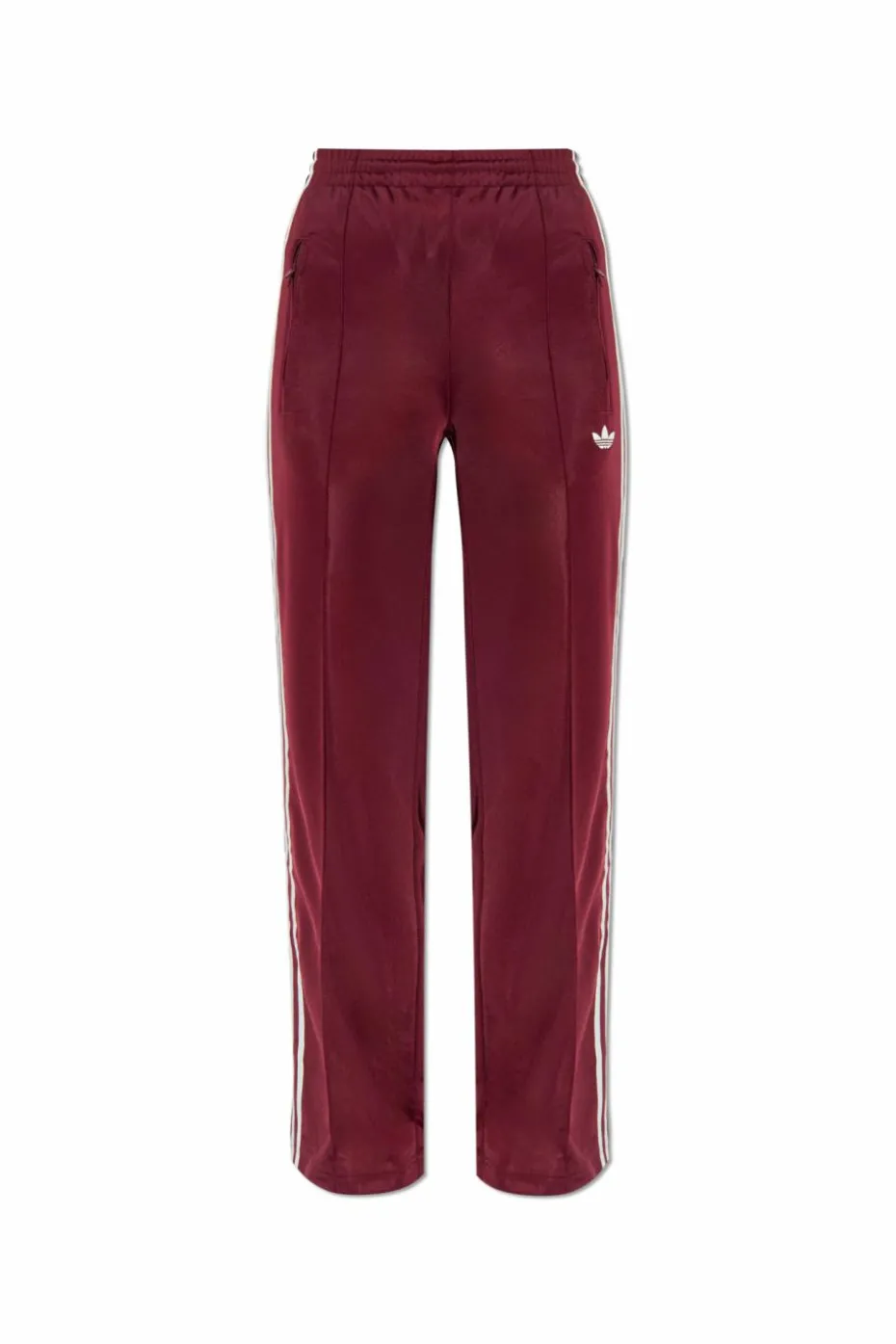 ADIDAS Originals BURGUNDY Sweatpants with straight legs