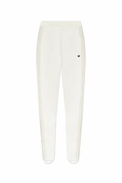 ADIDAS Originals cream Sweatpants with logo-shaped appliquƩ