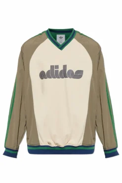 ADIDAS Originals cream Sweatshirt with logo
