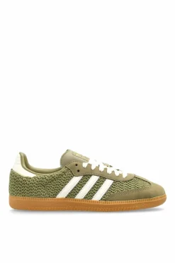 ADIDAS Originals GREEN "SAMBA OG W" sports shoes