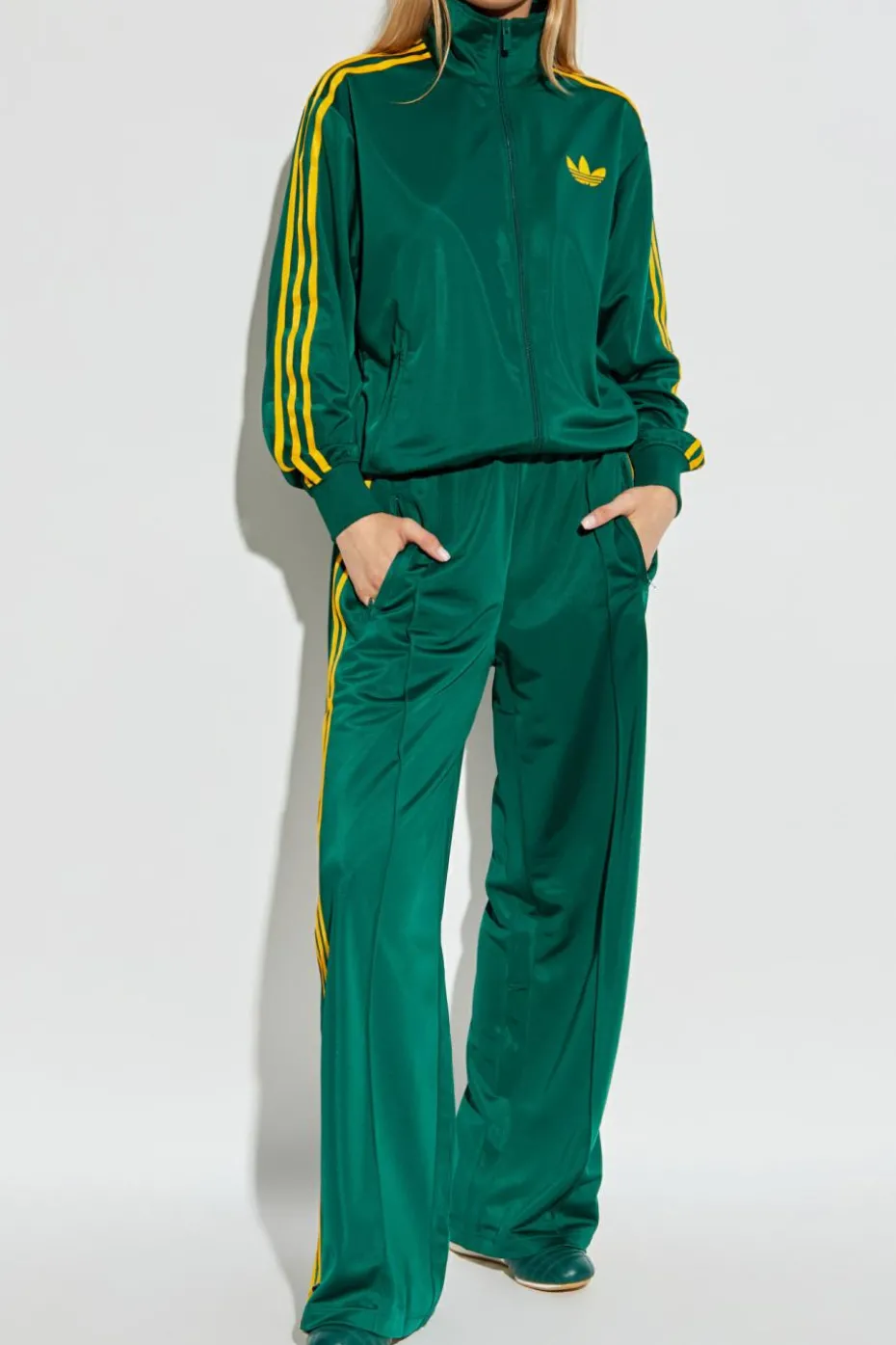 ADIDAS Originals GREEN Sweatshirt with logo
