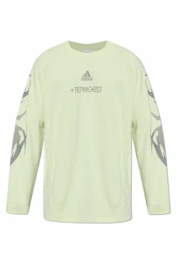 ADIDAS Originals GREEN T-shirt with print