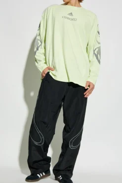 ADIDAS Originals GREEN T-shirt with print
