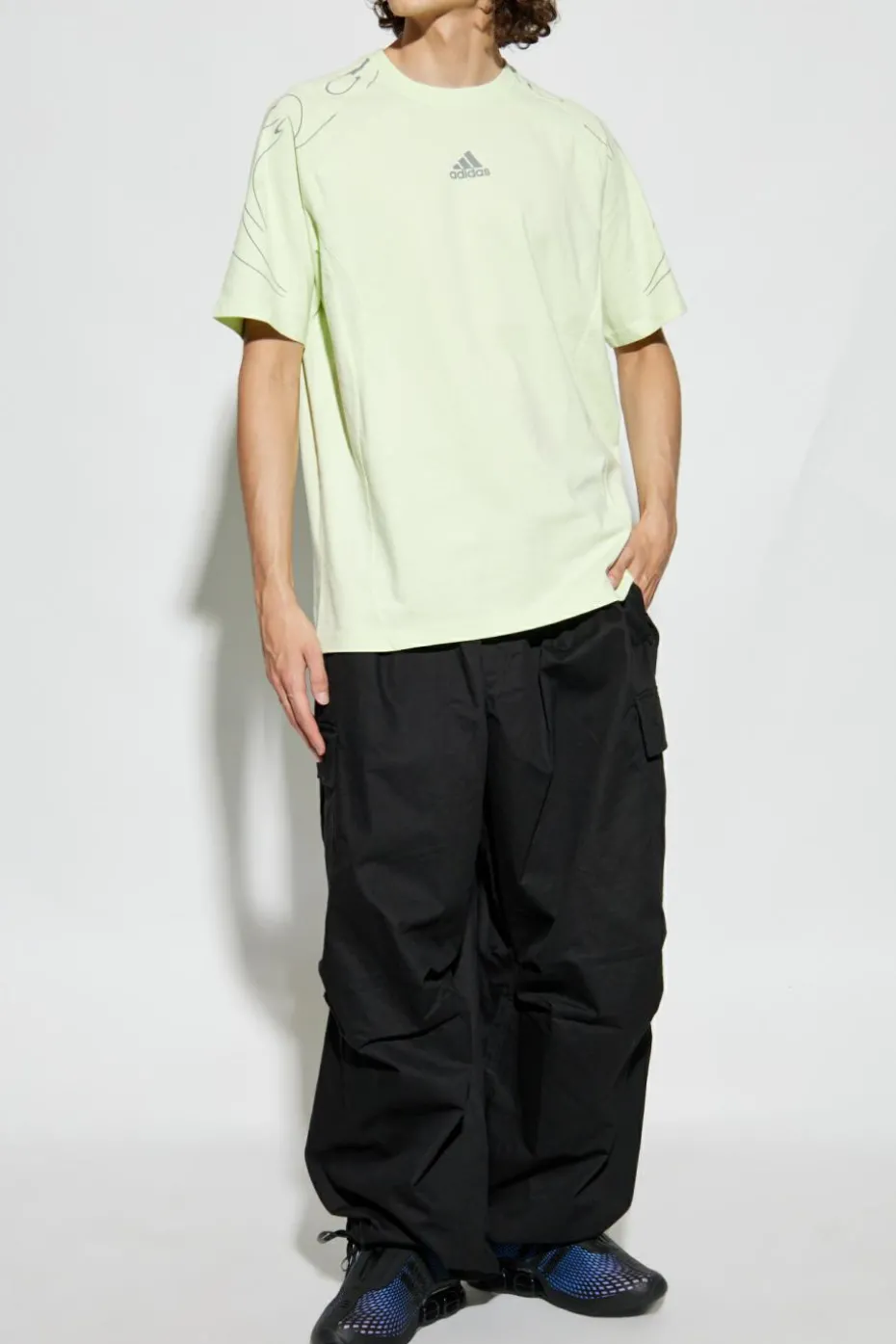 ADIDAS Originals GREEN T-shirt with logo