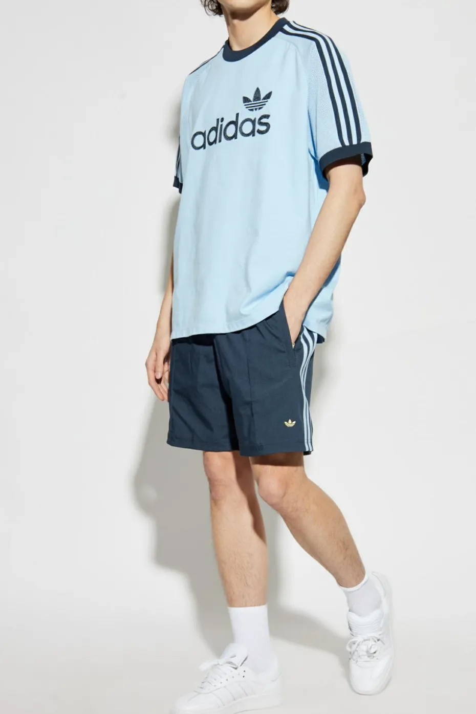 ADIDAS Originals light blue Logo T-shirt
