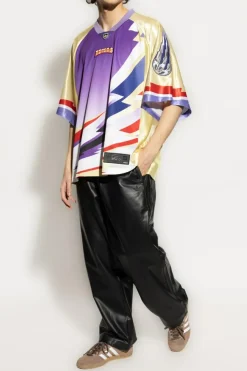 ADIDAS Originals MULTICOLOUR V-neck T-shirt