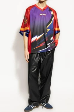 ADIDAS Originals MULTICOLOUR V-neck T-shirt