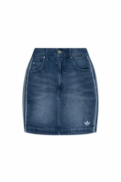 ADIDAS Originals NAVY BLUE Denim skirt