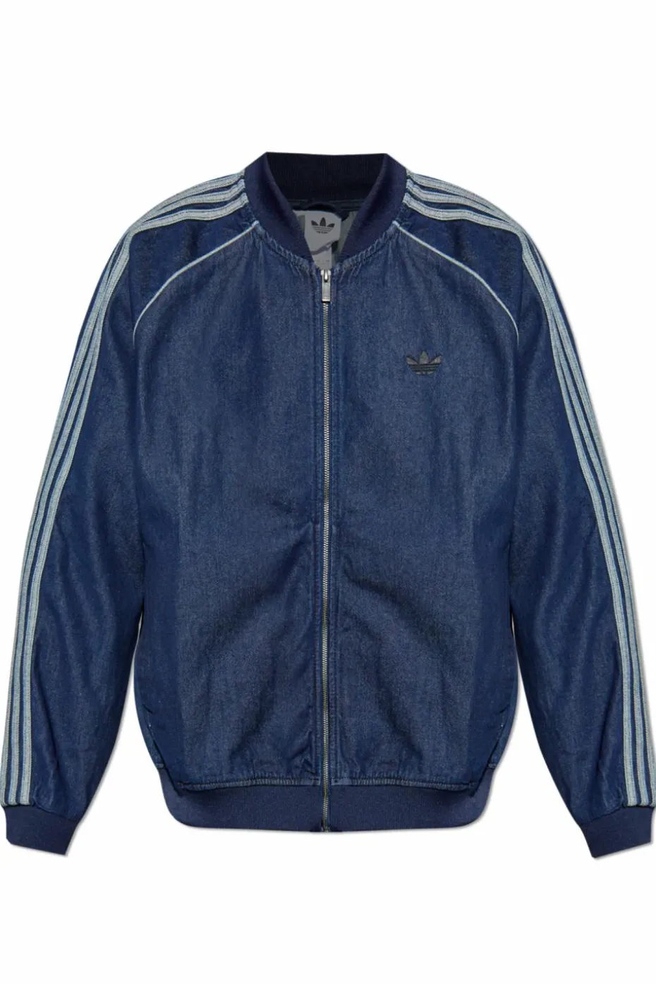 ADIDAS Originals NAVY BLUE Denim bomber jacket