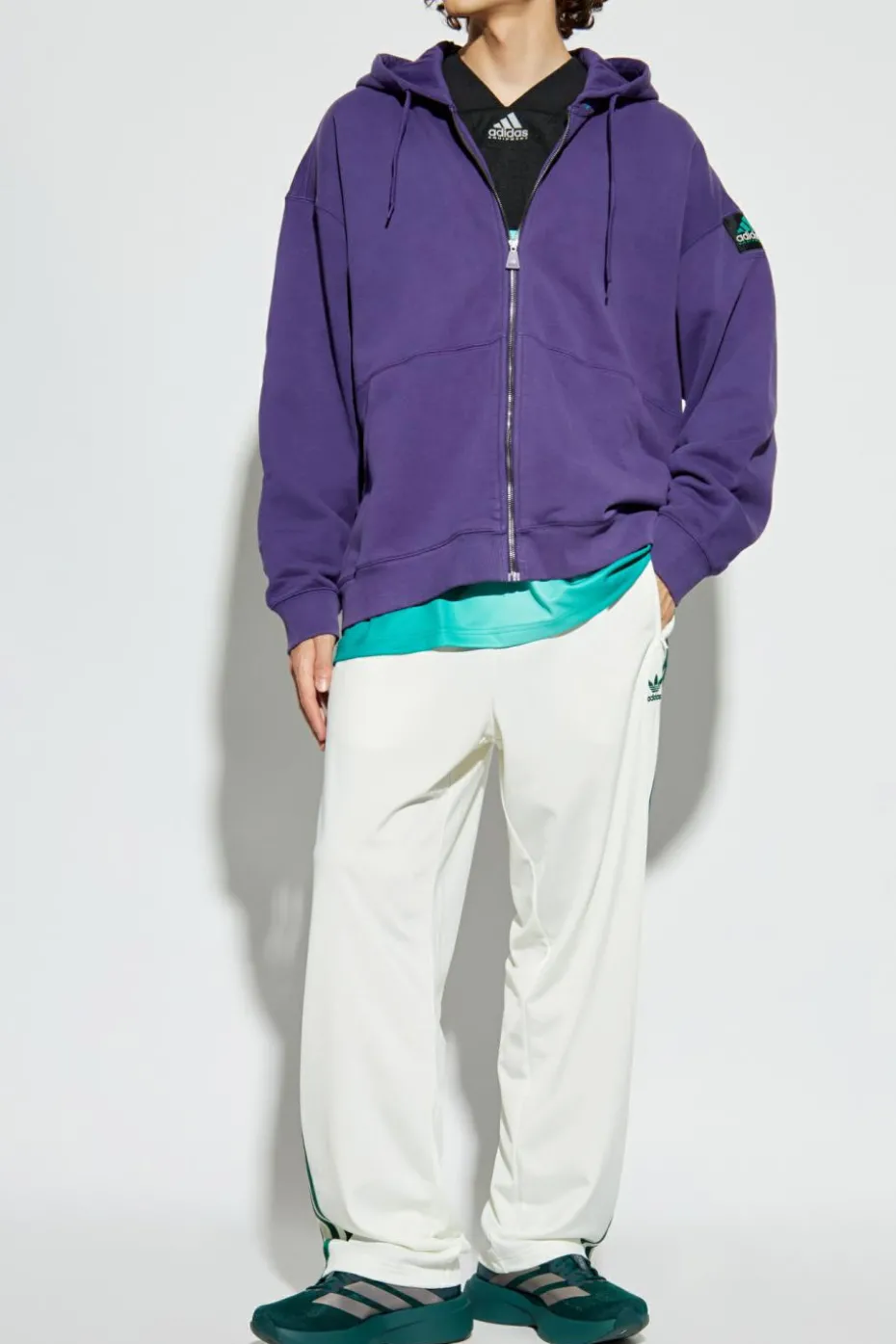 ADIDAS Originals PURPLE Sweatshirt with logo
