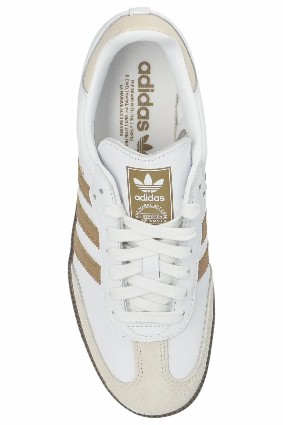 ADIDAS Originals WHITE Sports shoes `SAMBA OG`