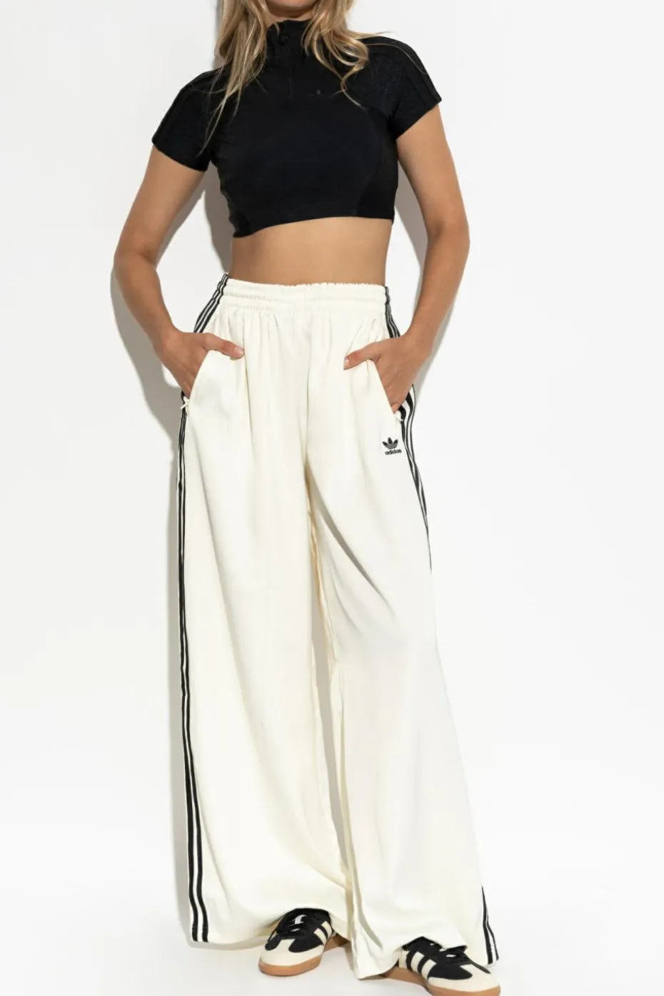 ADIDAS Originals WHITE Sweatpants with logo