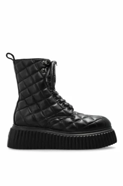 AGL BLACK "Elsa" platform shoes