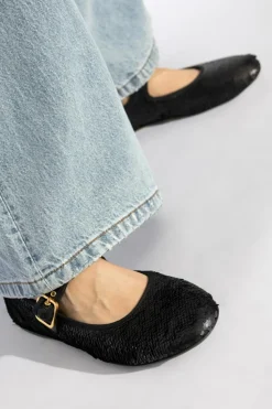 AGL BLACK Sequin ballet flats Hoola