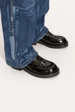 AGL BLACK "Trudi" loafers shoes