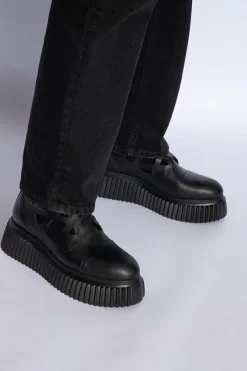 AGL BLACK ‘Viggy’ platform ankle boots