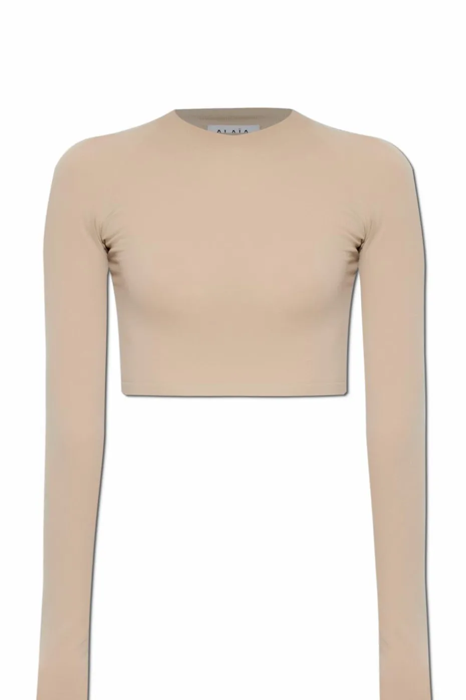 Alaïa beige Cropped Top
