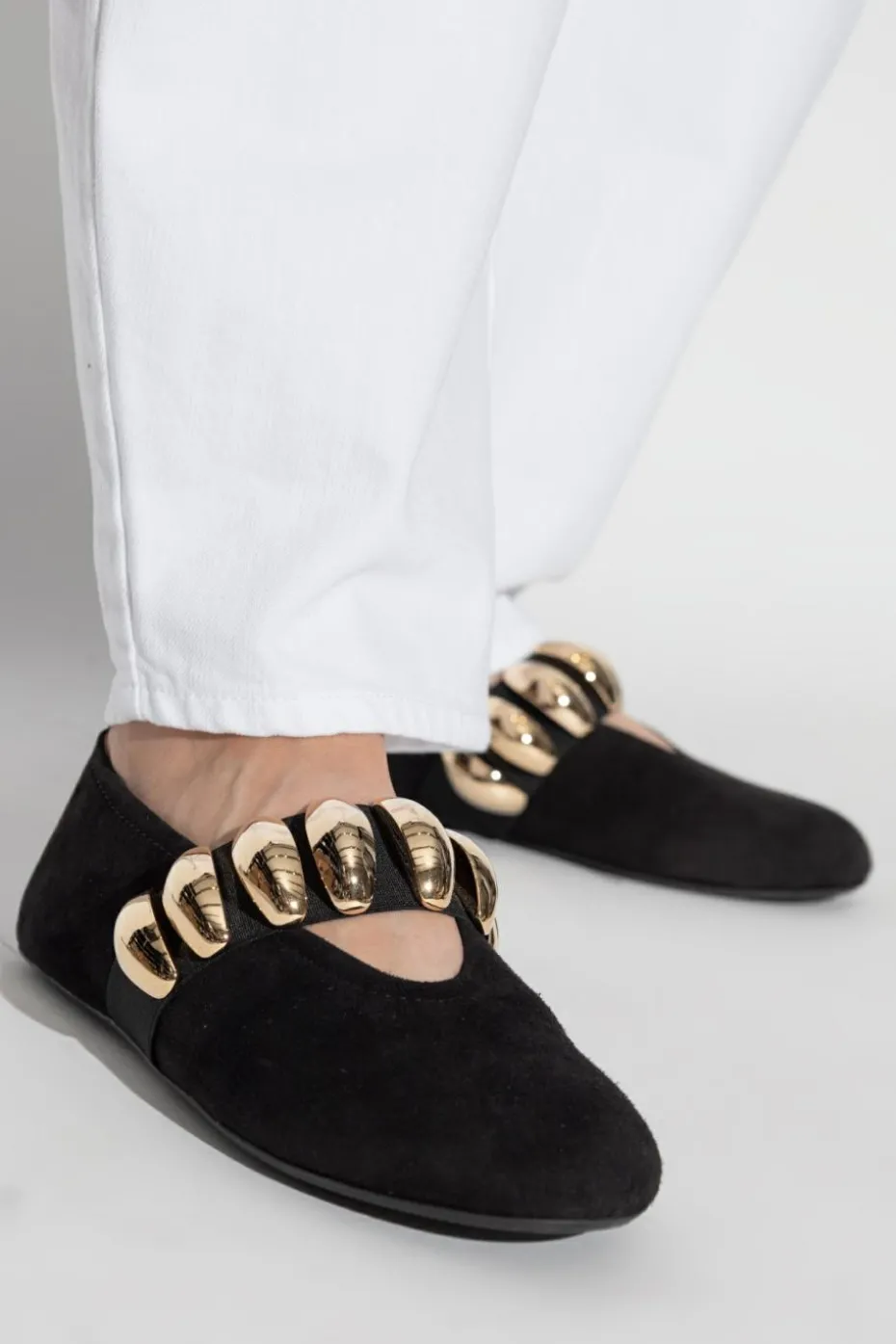 Alaïa BLACK Ballet Flats "Jewel"
