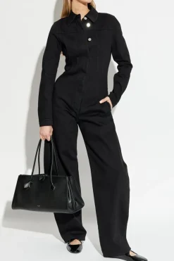 Alaïa BLACK Denim jumpsuit