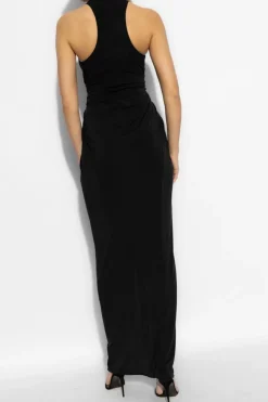 Alaïa BLACK Draped dress