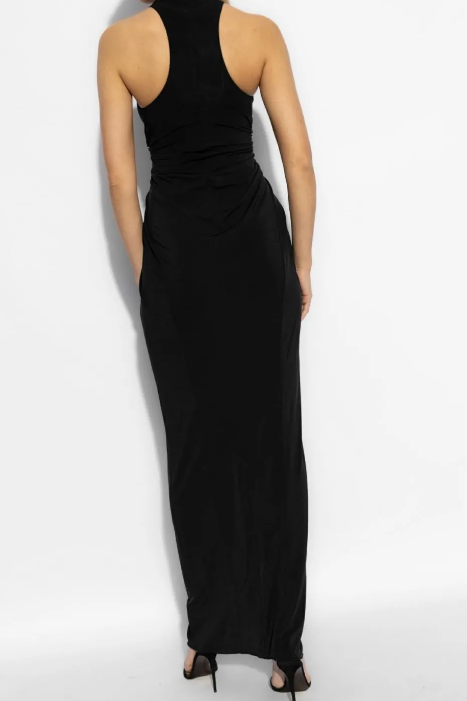 Alaïa BLACK Draped dress