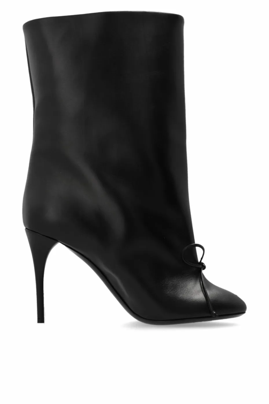 Alaïa BLACK Leather ankle boots