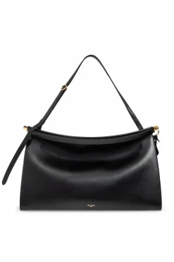 Alaïa BLACK Leather bag Le Click East West Large