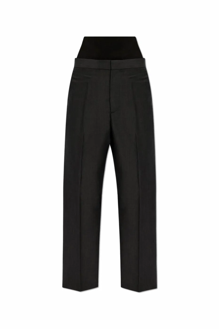 Alaïa BLACK Pants with elastic waistband