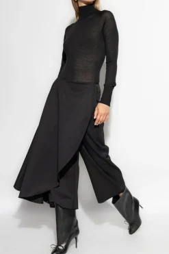 Alaïa BLACK Pants with pleat