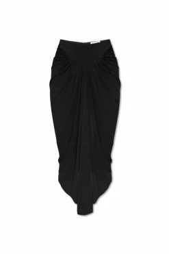 Alaïa BLACK Skirt with Draping