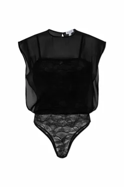Alaïa BLACK Sleeveless bodysuit