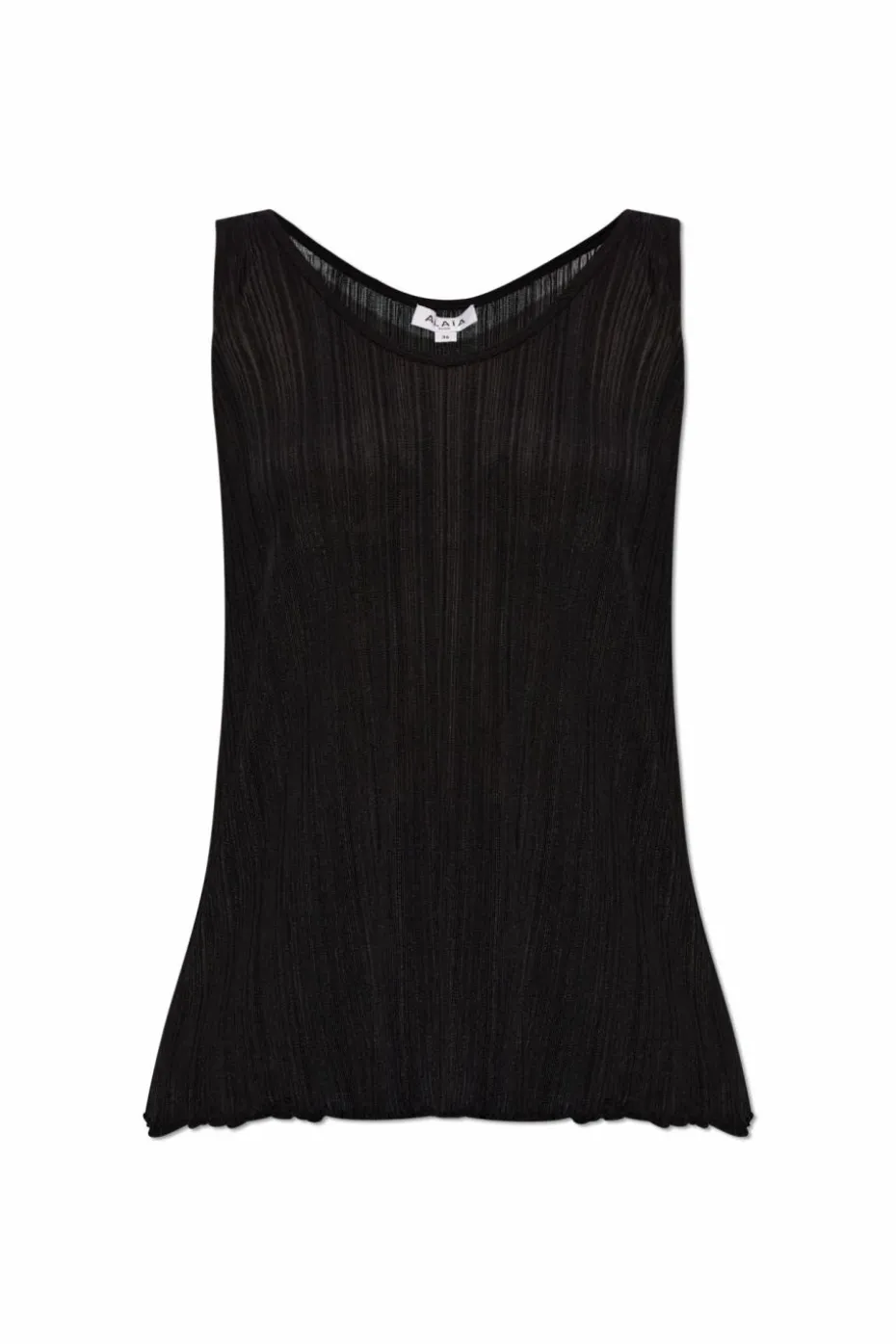 Alaïa BLACK Striped top