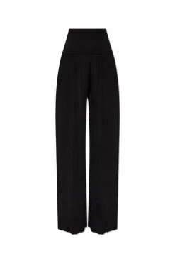 Alaïa BLACK Striped trousers
