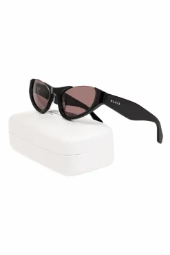 Alaïa BLACK Sunglasses with logo