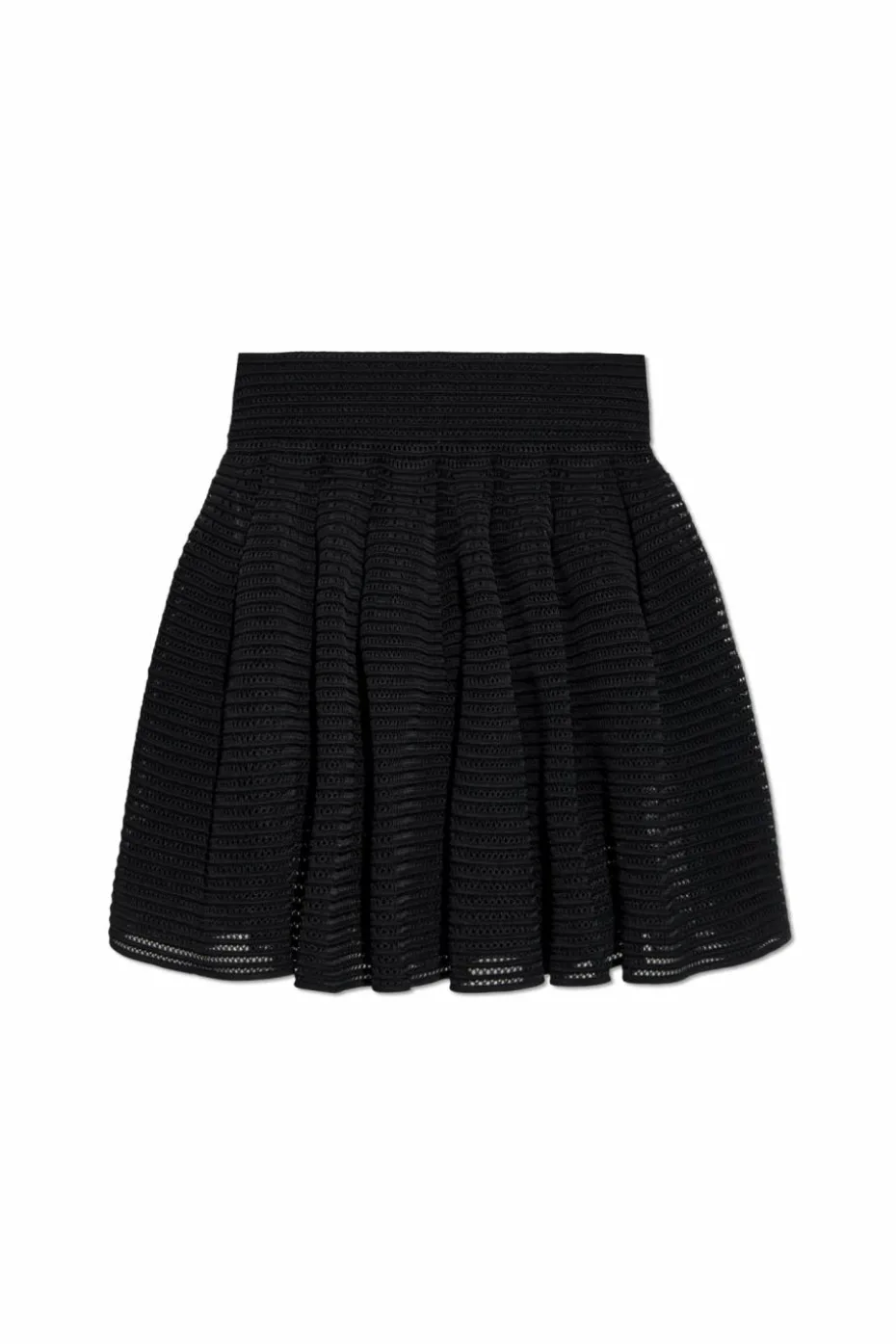 Alaïa BLACK Two-layer skirt