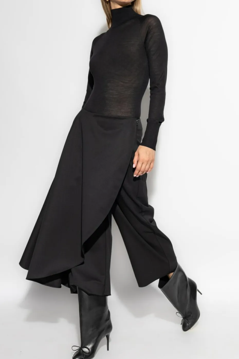 Alaïa BLACK Wool bodysuit