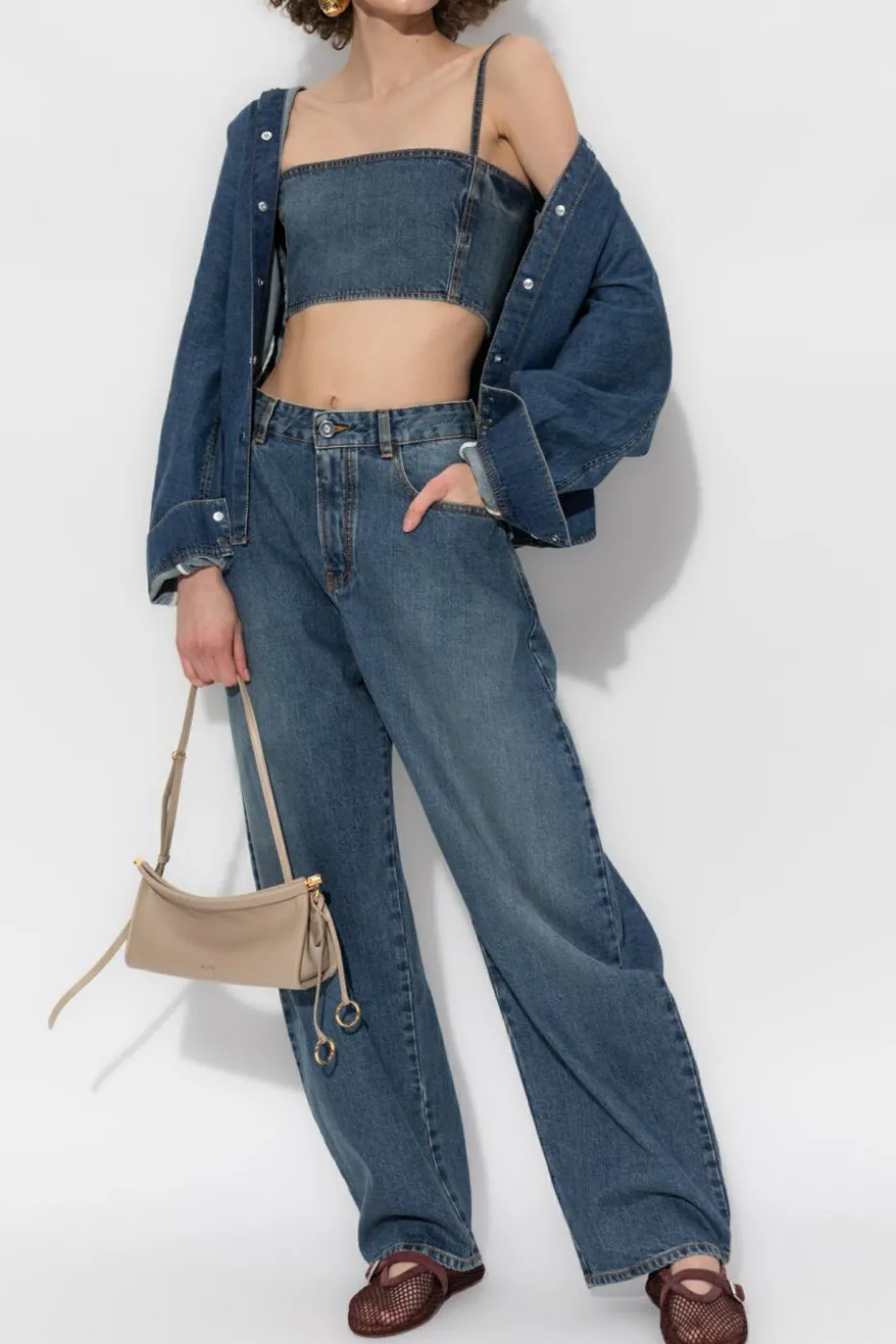Alaïa BLUE Denim top