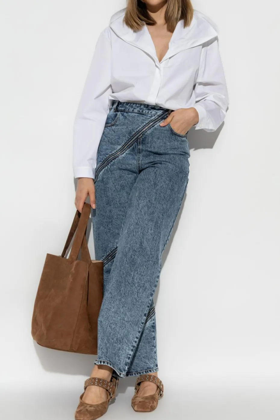 Alaïa BLUE "Spiral" jeans